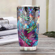 Faith Dragonfly Personalized Tumbler Cup Faith Hope Love Stainless Steel Insulated Tumbler 20 Oz Gift Ideas For Birthday Christmas Thanksgiving Coffee/ Tea Tumbler With Lid