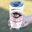Chick You Are Looking At A Survivor Stainless Steel Tumbler, Tumbler Cups For Coffee/Tea, Great Customized Gifts For Birthday Christmas Thanksgiving