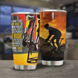Personalized Cycling Tumbler I Ride To Feel Strong Stainless Steel Vacuum Insulated Double Wall Travel Tumbler With Lid, Tumbler Cups For Coffee/Tea, Perfect Gifts For Birthday Christmas Thanksgiving