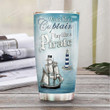 Personalized Anchor Tumbler Work Like Captain Play Like Piratest Tumbler Cup Stainless Steel Tumbler, Tumbler Cups For Coffee/Tea, Great Customized Gifts For Birthday Christmas