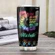 Lgbt Sunflower Personalized Tumbler Cup I'm Blunt Because God Rolled Me That Way Stainless Steel Insulated Tumbler 20 Oz Tumbler For Coffee/ Tea Great Birthday Gifts Christmas Gifts