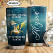 Personalized Sea Turtle Tumbler Cup Sometimes I Question My Sanity Blue Stainless Steel Insulated Tumbler 20 Oz Best Gifts For Birthday Christmas Thanksgiving Tumbler For Camping Travelling