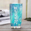 Personalized Sea Turtle Coral Reef Tumbler Cup In A World Full Of Grandmas Be A Mimi Stainless Steel Insulated Tumbler 20 Oz Best Gifts For Birthday Christmas Thanksgiving Coffee/ Tea Tumbler