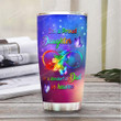 Personalized  I'm A Proud Daughter Of A Wonderful Dad In Heaven Custom Name Tumbler Perfect Gifts For Dad In Heaven Father's Day 20 Oz Sport Bottle Stainless Steel Vacuum Insulated Tumbler