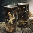 Personalized  Galaxy Tumbler Zodiac Leo Stainless Steel Vacuum Insulated Double Wall Travel Tumbler With Lid, Tumbler Cups For Coffee/Tea, Perfect Gifts For Birthday Christmas Thanksgiving