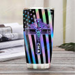 American Flag Cna Faith Cross Personalized Tumbler Cup Stainless Steel Insulated Tumbler 20 Oz Best Gifts For Cnas Great Customized Gifts For Birthday Christmas Thanksgiving Coffee/ Tea Tumbler