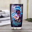 Personalized Dolphin Flowers Butterfly Tumbler Cup Just A Girl Loves Dolphins Stainless Steel Vacuum Insulated Tumbler 20 Oz Perfect Customized Gifts For Birthday Christmas Thanksgiving