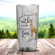 Giraffe Faith Jewelry Style Personalized Tumbler Cup Your Faith Be Taller Than Your Fear Stainless Steel Insulated Tumbler 20 Oz Best Gifts For Giraffe Lovers Great Gifts For Birthday Christmas