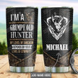 Personalized Old Deer Hunter Tumbler Cup I'm A Grumpy Old Hunter Stainless Steel Insulated Tumbler 20 Oz Best Gifts For Hunting Lovers Great Gifts For Birthday Christmas Thanksgiving