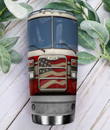 Personalized Fire Truck Head Stainless Steel Tumbler, Tumbler Cups For Coffee/Tea, Great Customized Gifts For Birthday Christmas Thanksgiving