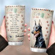 Dobermann Tumbler Turned I Am Your Friend Tumbler Cup Stainless Steel Tumbler, Tumbler Cups For Coffee/Tea, Great Customized Gifts For Birthday Christmas Perfect Gift For Dobermann Lovers