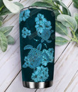 Blue Sea Turtle Hibiscus Flowers Tumbler Cup Go With The Flow Stainless Steel Insulated Tumbler 20 Oz Best Gifts For Birthday Christmas Thanksgiving Great Gifts For Turtle Lovers