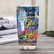 Personalized At My Darkest God Is My Lighthouse Faith Stainless Steel Tumbler, Tumbler Cups For Coffee/Tea, Great Customized Gifts For Birthday Christmas Thanksgiving