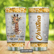 Giraffe Faith Metal Jewelry Style Personalized Tumbler Cup Stainless Steel Insulated Tumbler 20 Oz Best Gifts For Giraffe Lovers Great Gifts For Birthday Christmas Thanksgiving Coffee Tumbler