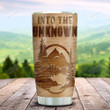 Personalized Adventure Into The Unknown Camping Stainless Steel Tumbler, Tumbler Cups For Coffee/Tea, Great Customized Gifts For Birthday Christmas Thanksgiving