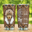 Native American Wolf And Dreamcatcher Tumbler Listen To The Wind It Talks Tumbler Best Gifts For Wolf Lovers 20 Oz Sports Bottle Stainless Steel Vacuum Insulated Tumbler