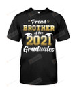 Proud Brother Of A Class Of 2021 2 Graduates Senior Tshirt Grandmother Bro Graduation T-shirt a Son Daughter Graduating Quarantine T Shirt Bruh Tee