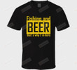 Great Fishing And Beer T-Shirt T-Shirt Short Sleeve Gift For Men