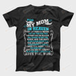Mom In Heaven Shirt Loving Memory of My Mom For Daughter Son Loss Mom in Heaven T-Shirt Mothers Day Gift Happy Mothers Day