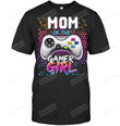 Mom of the Gamer Girl Matching Video Game Birthday Gift T Shirt Grandmother Granny Mom Mama Birthday Wedding Anniversary Mother's Day Maternity Tee Daughter