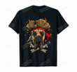 Great Dane Pirate Dog Halloween Jolly Roger Gift T-Shirt