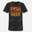 Catch All The Fish Drank All The Beer My Work Here Is Done Funny T-Shirt Birthday Gift Fishing Hobby Tee Shirt Christmas Tee Shirt Gift Men T-Shirts