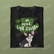 Funny A Wee Bit Irish T-Shirt, Boston Terrier Dog, St Patrick's Day T-Shirt & Hoodie, St Patrick's Day Gifts, Boston Terrier Dog Mom, Dog Dad T-Shirts Gifts For Irish Women Men