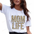 Leopard Mom Life Essential T-shirt, Unisex T-shirt For Men Women Leopard Skin Lovers For Mom On Women's Day, Birthday, Anniversary Mother's Day