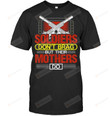 Soldiers Don't Brag But Their Mother Do Military Mother Gift Proud Army Mom T Shirt Grandmother Grandma Granny Mom Mama Birthday Wedding Anniversary Mother's Day Tee