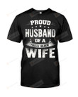 Proud Husband Of A Perfect Freakin' Wife Tshirt Man T Shirt Husband Wife Anniversary Shirt Birthday Christmas Tee Hubs Hub Wifey Wedding Shirts