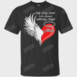 Mom In Heaven Half My Heart Is in Heaven with My Angel Shirt Hoodies Mothers Day Gift Happy Mothers Day