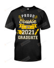 Proud Cousin of A 2021 Graduate Gold Senior Shirt Bro Nephew Niece Grad Tshirt Bruh Graduation Tee Siblings Son Daughter Shirt Graduating T-shirt