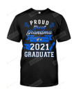 Proud Great Grandma of A Senior Graduate Class Of 2021 Grad Tshirt Grand Mom Grandma Graduation Tee Grandmother Son Daughter Shirt Blue