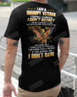 I Am A Grumpy Veteran Short-sleeves Tshirt, Pullover Hoodie, Great Gift T-shirt On Veteran Day