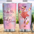 Flamingo And Tropical Food Tumbler Don't Make Me Put My Foot Down Tumbler Gifts For Flamingo Lovers 20 Oz Sports Bottle Stainless Steel Vacuum Insulated Tumbler