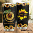 Personalized Turtle And Sunflowers Tumbler You Are My Sunshine Tumbler Gifts For Sunflower Lovers 20 Oz Sports Bottle Stainless Steel Vacuum Insulated Tumbler