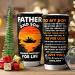 Dad And Son Fishing Partner Tumbler Cup, To My Son, Stainless Steel Insulated Tumbler 20 Oz, Great Gifts For Birthday Christmas, Perfect Gifts From Father, Coffee/ Tea Tumbler With Lid