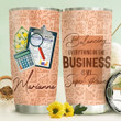 Personalized Balancing Every Thing In The Business Stainless Steel Tumbler, Tumbler Cups For Coffee/Tea, Great Customized Gifts For Birthday Christmas Thanksgiving Perfect Gift For Accountant