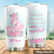 Personalized Flamingoes With Roses Tumbler Stand Tall Stand Out Tumbler Best Gifts For Flamingo Lovers, Animal Lovers 20 Oz Sports Bottle Stainless Steel Vacuum Insulated Tumbler