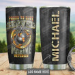 Personalized Marine Corps Tumbler Cup, Proud To Have Served Marine Veteran, Black Stainless Steel Vacuum Insulated Tumbler 20 Oz, Great Gifts For Birthday Christmas Thanksgiving, Coffee/ Tea Tumbler