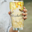 Bee Hive Personalized Let It Bee Tumbler Cup Stainless Steel Vacuum Insulated Tumbler 20 Oz Perfect Gifts For Bee Lovers Great Gifts For Birthday Christmas Thanksgiving Travelling Tumbler