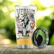 I Am A Vegan Hello Vegan For The Animals Stainless Steel Tumbler, Tumbler Cups For Coffee/Tea, Great Customized Gifts For Birthday Christmas Thanksgiving