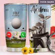Personalized Golf Is Calling Stainless Steel Tumbler, Tumbler Cups For Coffee/Tea, Great Customized Gifts For Birthday Christmas Thanksgiving