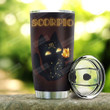 Personalized Cute Zodiac Scorpio Stainless Steel Tumbler, Tumbler Cups For Coffee/Tea, Great Customized Gifts For Birthday Christmas Thanksgiving