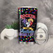 Rocking The Autism Mom Life Autism Awareness Stainless Steel Tumbler, Tumbler Cups For Coffee/Tea, Great Customized Gifts For Birthday Christmas Thanksgiving