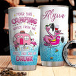 Personalized Flamingo You'll Only End Up Drunk Stainless Steel Tumbler, Tumbler Cups For Coffee/Tea, Great Customized Gifts For Birthday Christmas Thanksgiving