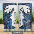 Personalized Hunting Couple Man Stainless Steel Vacuum Insulated, 20 Oz Tumbler Cups For Coffee/Tea, Great Customized Gifts For Birthday Christmas Thanksgiving, Perfect Gifts For Deer Lovers