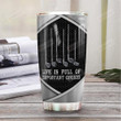 Personalized Life Is Full Of Important Choice Golf Stick Silver Pattern Stainless Steel Tumbler, Tumbler Cups For Coffee/Tea, Great Customized Gifts For Birthday Christmas Thanksgiving