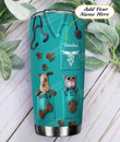 Personalized Crayon Veterinarian Save Animals It's Beautiful Day To Save Animals Stainless Steel Tumbler, Tumbler Cups For Coffee/Tea, Great Customized Gifts For Birthday Christmas Thanksgiving