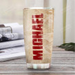 Personalized Hunting Dad Daughter To Dad I'm Your Daughter Stainless Steel Tumbler, Tumbler Cups For Coffee/Tea, Great Customized Gifts For Birthday Christmas Father's Day